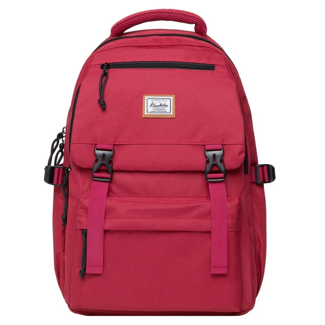 KAUKKO Stylish Laptop Backpack Multipurpose Daypack,17.11L(23 Red)