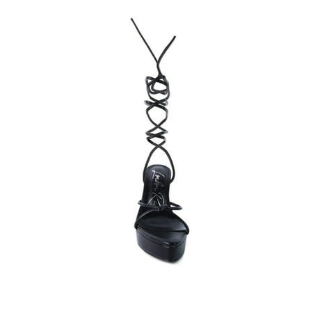 

BONDAGE HIGH HEEL LACE UP SANDALS