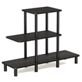 thumbnail image 2 of Furinno 18139EX-BK 3-Tier Turn-N-TubeDesign Display Rack - Espresso & Black, 2 of 4