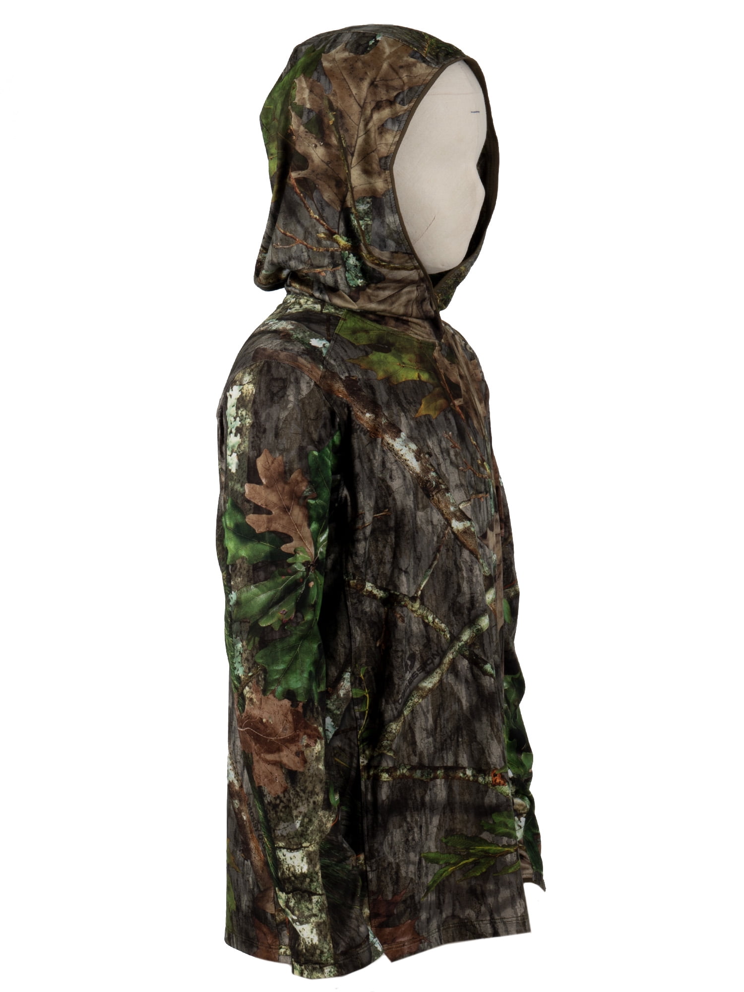 Mossy Oak Youth Long Sleeve Performance Hunting Hoodie, XS-XL