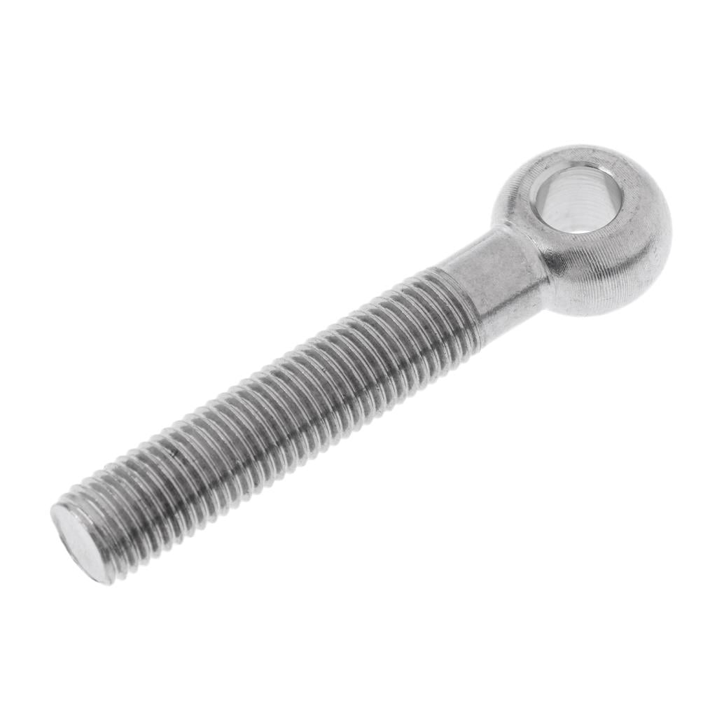 M16x120mm Full Thread Stainless Steel Hex Bolts and Hex Nuts 10 Pack 