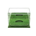thumbnail image 3 of Deluxe Acrylic Rugby Ball Display Case with Mirror, Gold Risers and Turf Base (A004-MGRTB), 3 of 5