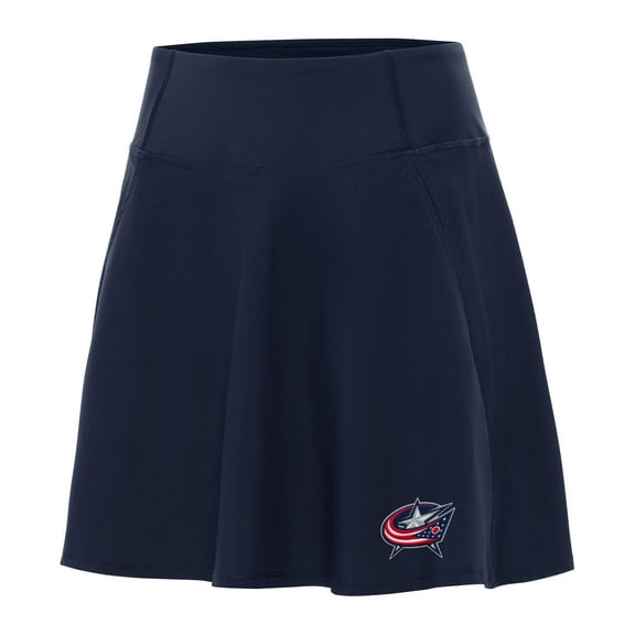 Women's Antigua Navy Columbus Blue Jackets Chip Skort