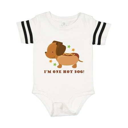 

Inktastic Dachshund Hot Dog Funny Gift Baby Boy or Baby Girl Bodysuit