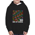 thumbnail image 2 of Wild Bobby 1 2 3 4 100 Days of School Colorful Counting, 100 Days of School 2024 2025 Design for Kids Youth Boys Girls School Toddler Pullover Fleece Hoodie, 2 of 6