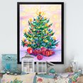 thumbnail image 1 of Designart Beautiful Christmas Tree Art Traditional Framed Wall Art, 1 of 4