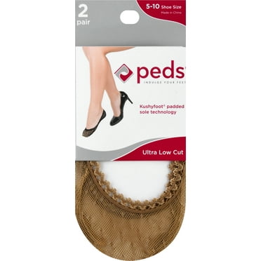 Peds Ultra Low Cut Foot Cover, 1 pack