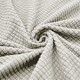 thumbnail image 5 of Funda para taburete cuadrado de jacquard en forma de T, funda para taburete otomano, funda elástica con todo incluido para reposapiés, para sala de estar, hotel, 5 of 5