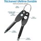 thumbnail image 5 of Keychain Screwdriver Set Comprise Flathead Screwdriver and Phillips Screwdriver Nut Driver Hex Screwdriver,Portable Screwdriver Mens Keychain Tool Gif, 5 of 5