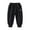 Black, variant on Kkkded Boys Solid Color Sweatpants Elasticated Waist Cotton Jogger Pants for Kids Spring Fall Baby Casual Trousers Size 1-8 Years