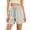 #02 Gray 【Mix & Match: Stock Up on Your Favorite Colors】, variant on Women's High Waisted Nylon Dry Shorts with Side Pockets, Elastic Drawstring Waist, Tummy Control Workout Shorts for Women, Quick Dry for Running, Gym, Hiking & Casual | TruHer,Black L