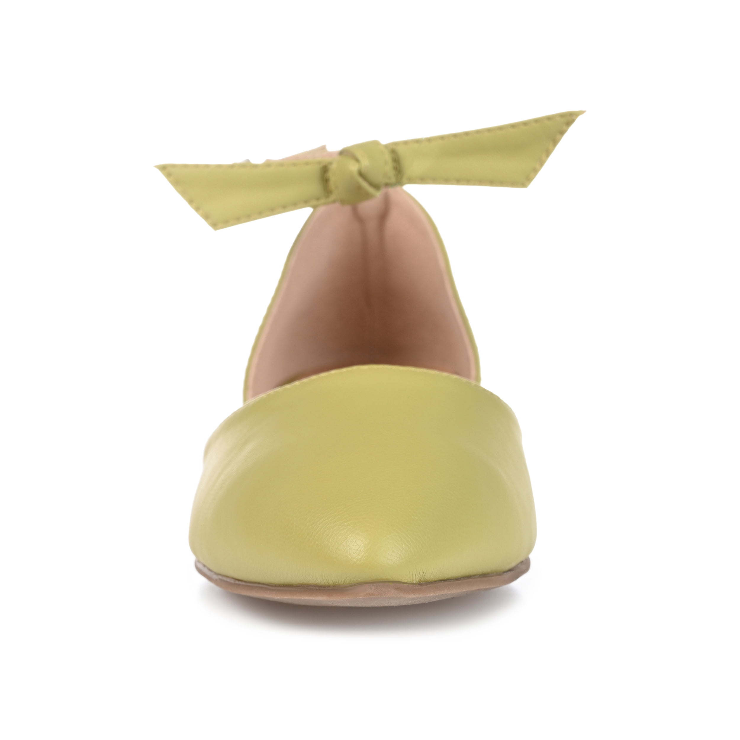 Journee Womens Vielo Ballet Almond Toe Buckle Flats, Widths Available