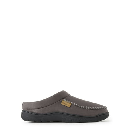 

DF by Dearfoams Men s Seth Microsuede Moc Toe Clog Slippers