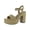 Beige, variant on Womens Vidaa Open Toe Raffia Ankle Strap