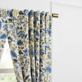 thumbnail image 5 of Waverly Imperial Dress Window Curtain Collection – Panel With Tie Back - Porcelain Design - 52" X 95", 5 of 7