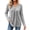 Gray, variant on Hurxie Sweaters for Women Long Sleeve Shirts V Neck Tops with Buttons Fall Fashion Outfits Winter Clothing White,XL