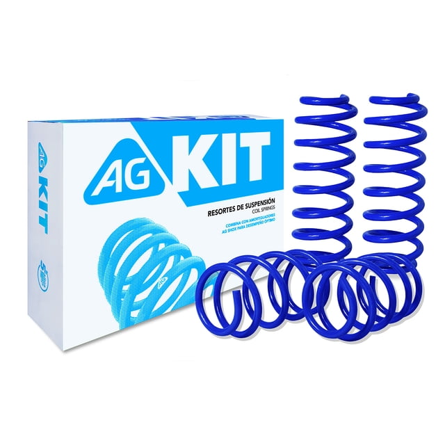 Resortes AG Kit para Auto para Seat León FR (Reforzado) 2012 a 2017 4 Piezas Nuevos