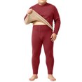 thumbnail image 2 of VEKDONE Plus Size Thermal Underwear for Men Long Johns Set Fleece Lined Heat Retention Underwear Base Layer Top And Bottom Set for Cold Weather, 2 of 7