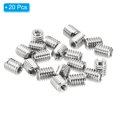 thumbnail image 3 of Unique Bargains Adaptateurs de Filetage Manchon Réducteur Écrou 20 Pcs M4x0.7 Mâle à M2x0.4 Femelle Réparation Insert Écrou 5mm, 3 of 7
