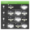 thumbnail image 4 of 186/278/333 LED Solar Lamp Outdoor 4 Heads Security Flood Light Waterproof With Motion Sensor For Garden Decor Wall Light 3 Mode ,Power Saving, 4 of 7