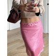 thumbnail image 6 of Women's Summer Sheer Bodycon Mini Skirt with Elastic Waist, 6 of 14