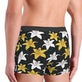 thumbnail image 3 of Uemuo Lilies Flowers Pattern Men's Boxer Briefs,Trunk Anti-Chafing,Comfortable, Durable, and Stylish Underwear-, 3 of 9