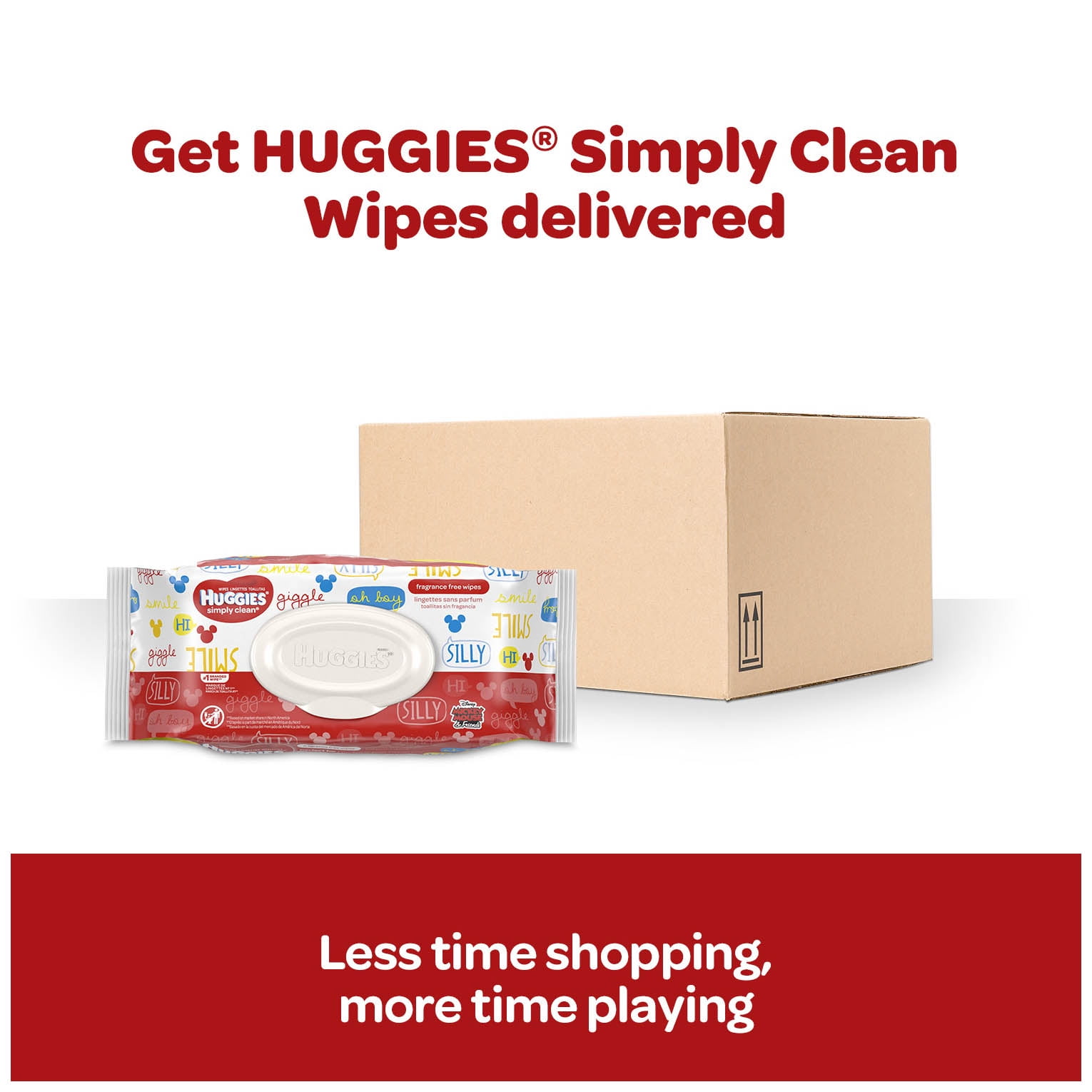 HUGGIES® Simply Clean® Wipes, 72 sheets, (Pack of 3)