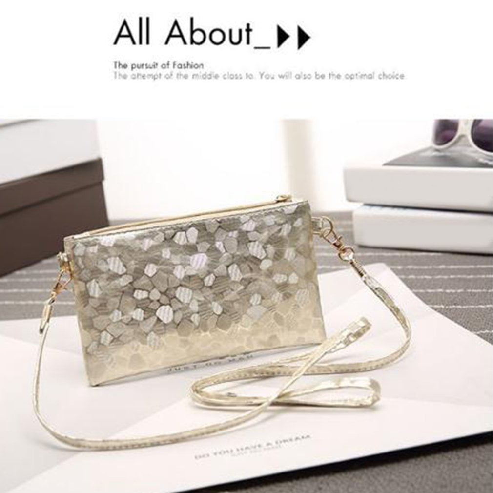 Fashionable Style Mobile Phone Bag Women Lady Smooth PU Leather Clutch Handbag Wallet Purse Long Card Holder for Party