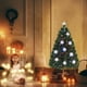 Arbre de Noël Artificiel à Fibre Optique Pré-Éclairé de 5 Pi avec Flocons de Neige à Lumières Multicolores – image 5 sur 10