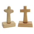 thumbnail image 2 of Wood Cross Crucifix Christian Catholic Religious Prayer Gift Church Decoration Tabletop Cross Sculpture Ornaments, 2 of 5