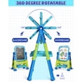 thumbnail image 2 of OROLIVING Art Easel Drawing Board for Kids, 4 in 1 Double Sided Kids Art Easel Drawing Board with Painting Accessories - Blue Purple, 2 of 7