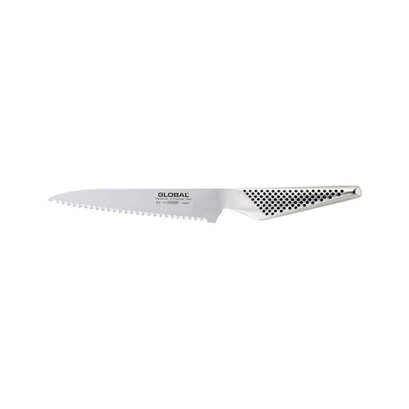 Global 6" Serrated Utility Scallop Knife