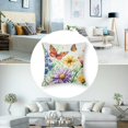 thumbnail image 6 of Spring Floral Throw Pillow Covers Hummingbird Wildflowers Farmhouse Decorative Cushion Case for Couch Sofa Living Room, 6 of 8