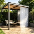 thumbnail image 5 of WDOBM Window Curtains, Privacy Curtains, No Drill Portable Waterproof Mosquito Net Outdoor Folding Curtain, Sheer Curtains, Light Filtering Curtains for Patio Curtains, 5 of 9