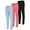 Pack B, variant on Womens Running Workout Fleece Joggers Sweatpants with Pockets and Ealstic Cuff, Pack of 3 Up to XXL