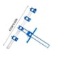 thumbnail image 2 of Herramienta de Plantilla de Manija de Gabinete: Accesorios de Hardware para Guía de Perforación, Acero Inoxidable Y Aluminio, Portátil para Manijas de Puertas, Cajones Y Cerradura de Gabinete de Doble, 2 of 7
