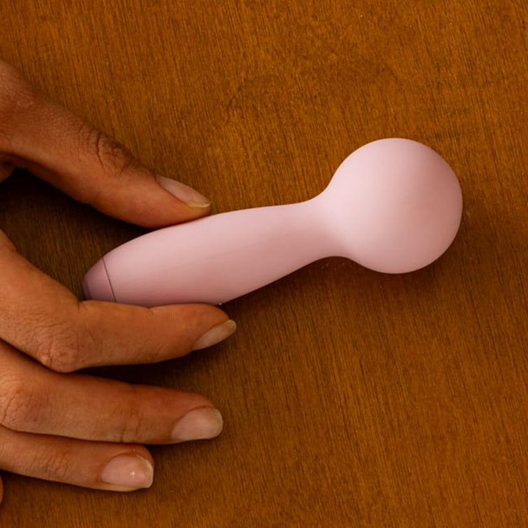 Hello Cake Pocket Wand Vibrator for Women, Waterproof & Rechargeable Mini  Toy with 6 Vibrating Modes, Pink