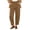 Khaki, variant on Oksale Corduroy Pants for Women Petite Trendy High Waisted Button Barrel Pants Loose Comfortable Khaki Pants with Pockets Fashion Outfits Coffee S