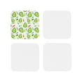 thumbnail image 2 of Disketp Kawaii Avocado Funny Coasters,4 Pcs Leather Coasters With Holder, Perfect Housewarming Hostess Gifts,Protect Furniture From Water Marks Scratch, 2 of 9