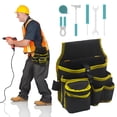 thumbnail image 3 of Kit Herramientas para Electricista Almacenamiento Con Múltiples Bolsillos Construcción Carpinteros, 3 of 9