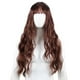 thumbnail image 2 of KAKOWELY Peluca rizada: Peluca sintética larga y ondulada con flequillo para mujer. Adorno capilar de aspecto natural para uso diario en fiestas., 2 of 4