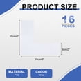 thumbnail image 2 of Uxcell 5S Location Marking Corner, L-Shape Floor Marking Tape for Office and Warehouse White, 2 of 7