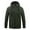 Green, variant on Men Four Smart Heating Jacket USB Controlled Three Speed Temperature Regulation Rechargeable Warm Coat - Black