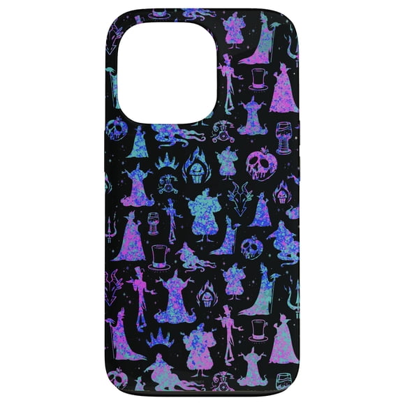 Funda para iPhone 13 Pro Disney Villanos Siluetas de Medianoche