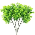 thumbnail image 5 of 4 piezas de plantas artificiales para exteriores, plantas artificiales en macetas, plantas falsas, plantas artificiales realistas verdes para el hogar, la oficina, el escritorio de la casa,, 5 of 5