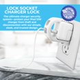 thumbnail image 2 of Bloqueo para cargador LOCK SOCKET para enchufe de 12 W, antirrobo y seguro para niños, USA, 2 of 9