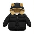 thumbnail image 2 of Esaierr Toddler Baby Boys Girls Winter Coats fleece Cotton Coat With 1-5Y Hooded down Jackets Kids Warm down Jacket Tops Short Section Winter Coats, 2 of 5
