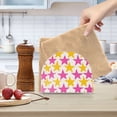 thumbnail image 2 of Yayeee Napkin Holder for Table Kitchen Paper Tissue Organization, Yellow Pink Stars, 2 of 8