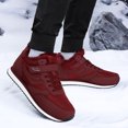 thumbnail image 6 of Men Fur Lined Outdoor Waterproof Work Shoes Hiking Winter Snow Boots Walking US, 6 of 6