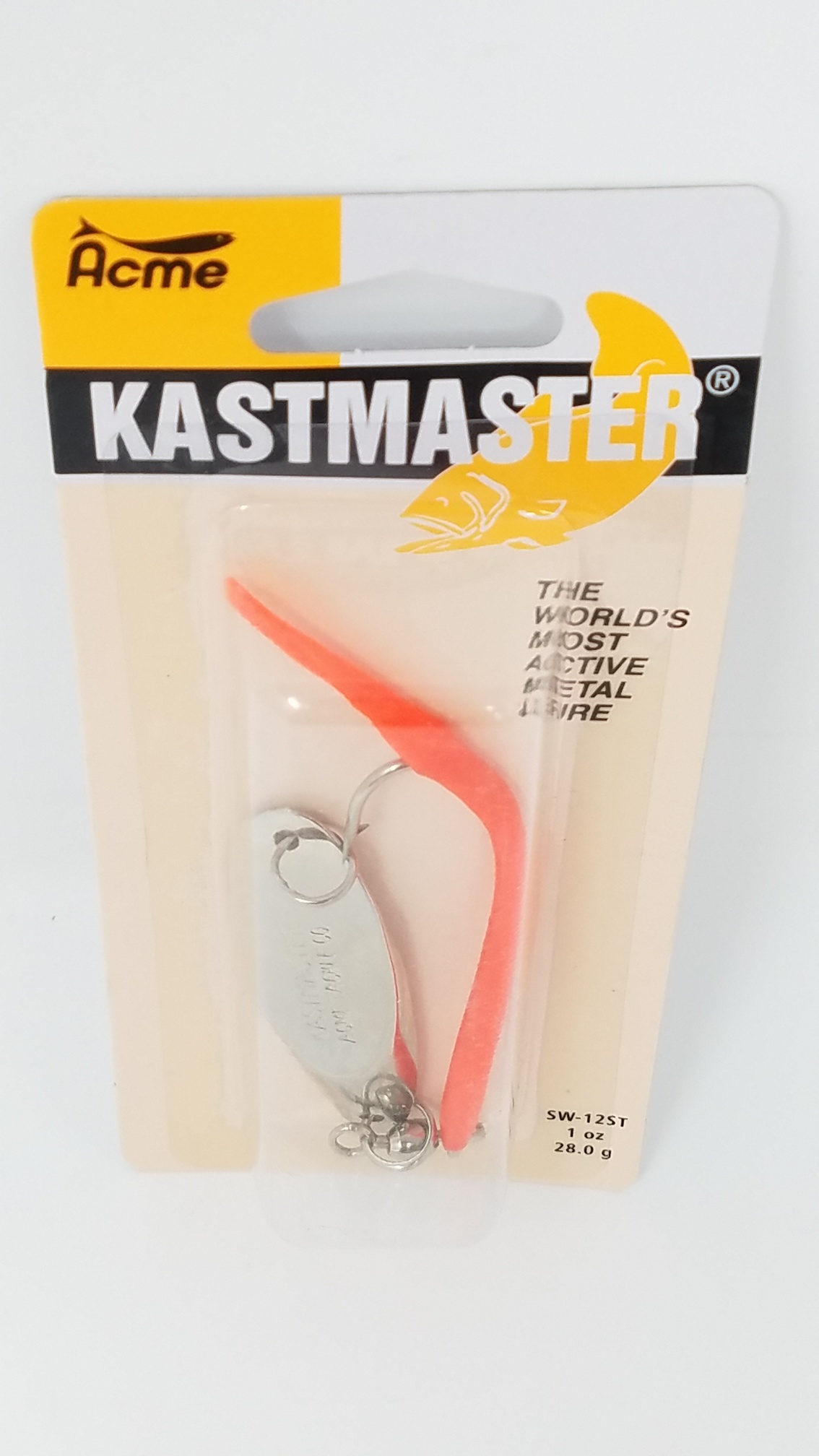 Acme Tackle Kastmaster Tube Tail Fishing Lure Spoon 1 oz. Red